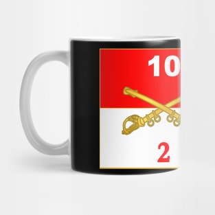 2nd Battalion - Squadron - 10th Cavalry Guidon Mug